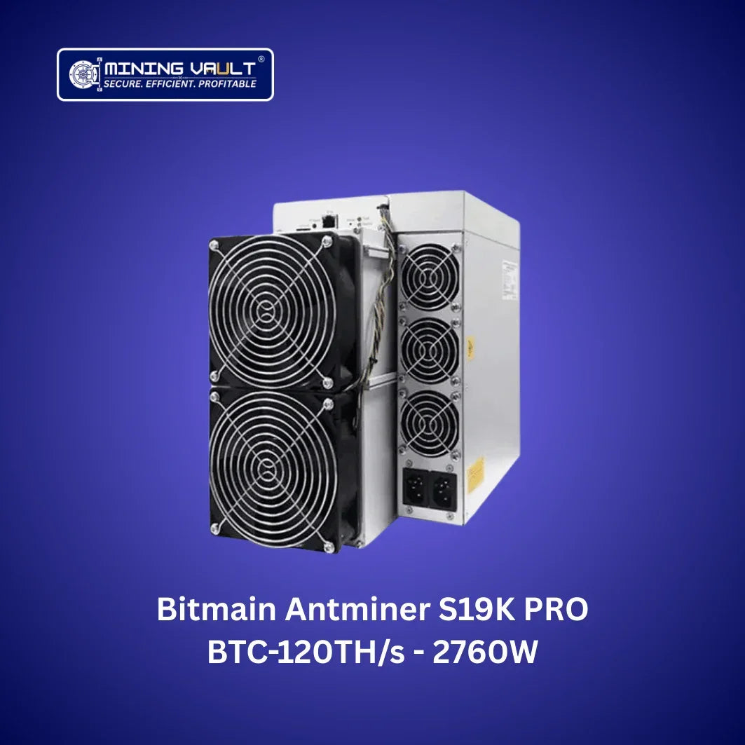 Antminer S19K Pro mineur Bitcoin fiable et écoénergétique