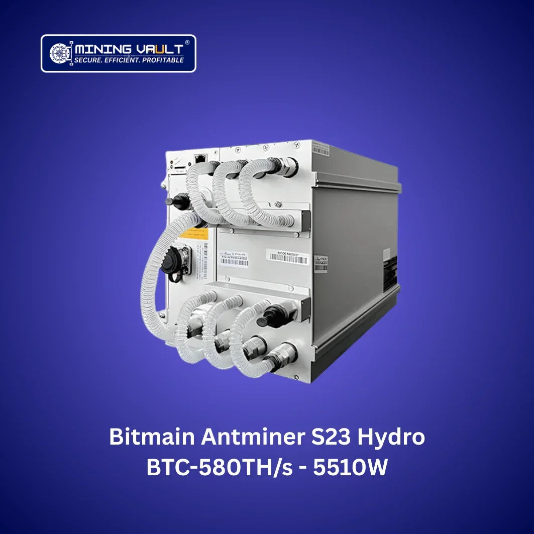 Antminer S23 Hydro mineur Bitcoin refroidi à eau