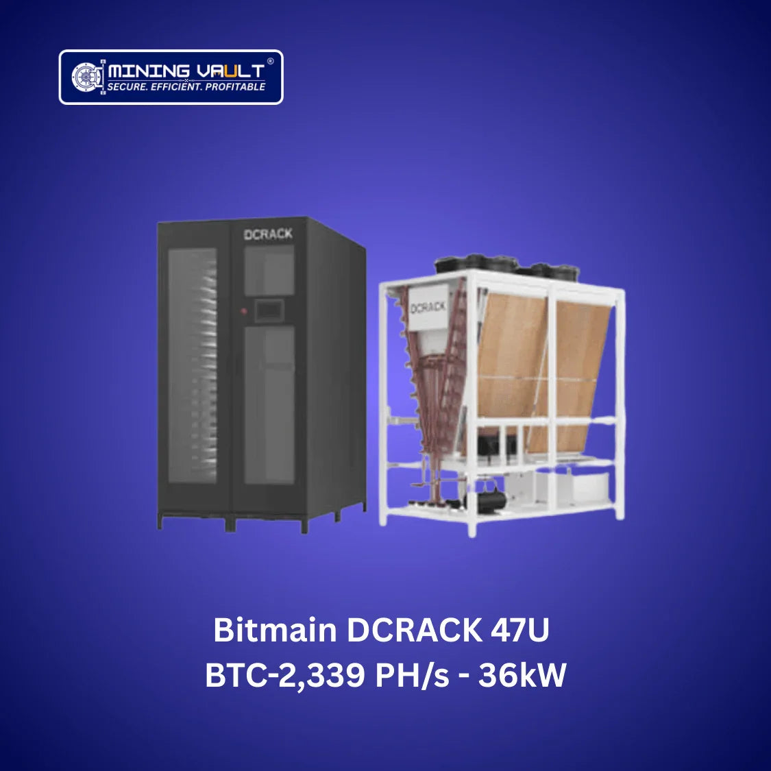 Bitmain DCRACK 36kW Support 47 Classic Asic Miners Air Cooling Cabinet