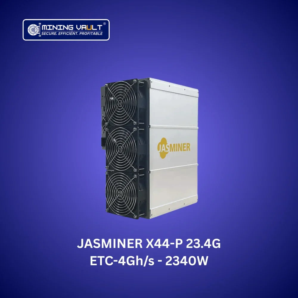 Miner de cryptomonnaie Jasminer X44-P 23.4G avec trois ventilateurs, performance 4Gh/s, puissance 2340W