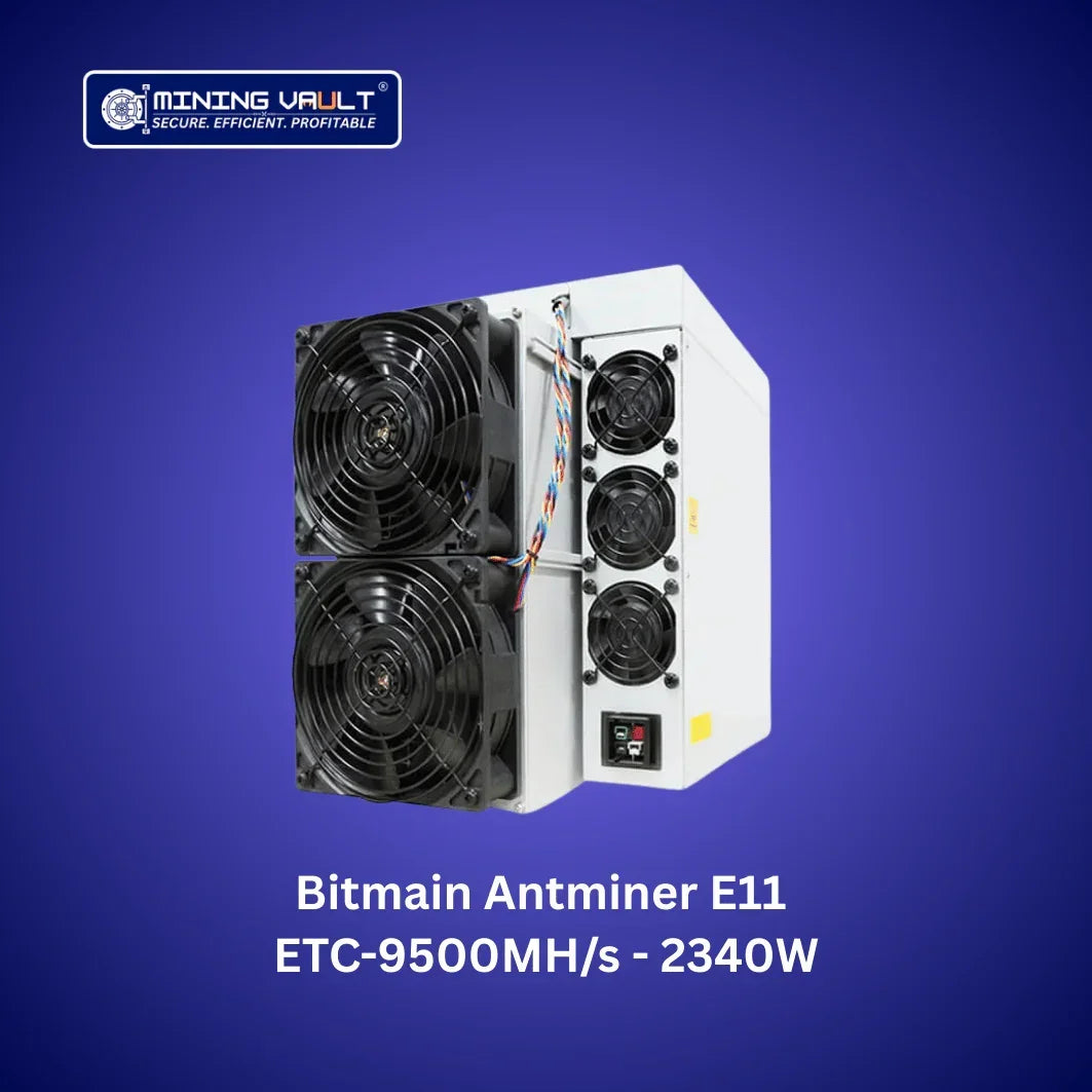 Bitmain Antminer E11 minage crypto avec ventilateurs doubles haute puissance 9500MH/s 2340W