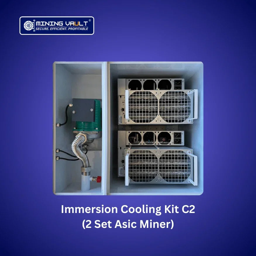 Kit de refroidissement par immersion C2 12 kW pour deux mineurs ASIC