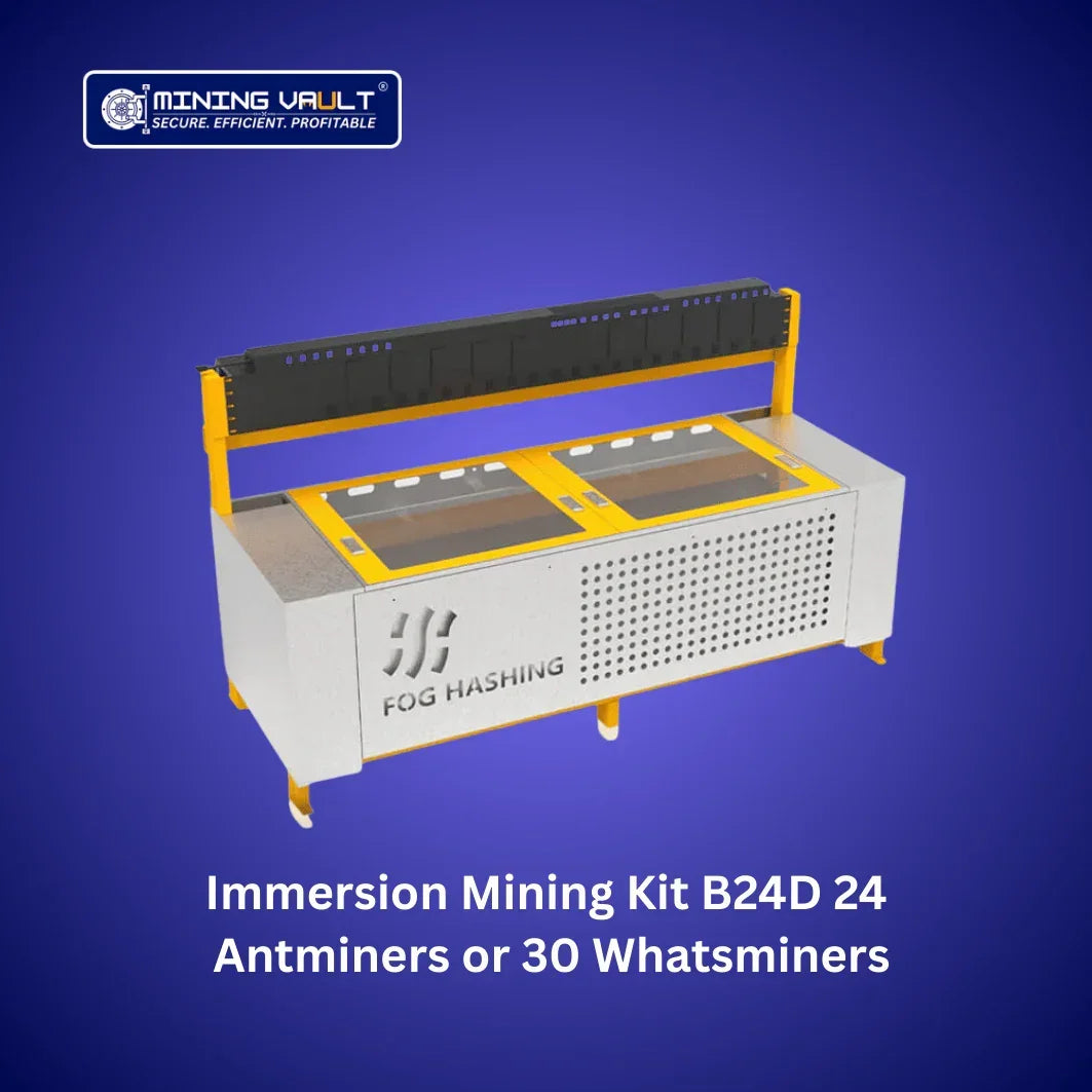 Kit de minage par immersion B24D pour 24 Antminers ou 30 Whatsminers, boîtier métal FOG HASHING