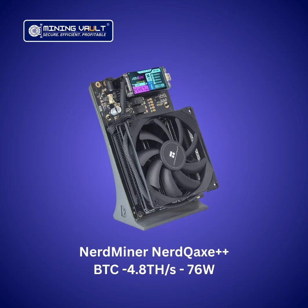 NerdQaxe++ mineur Bitcoin domestique à haute efficacité